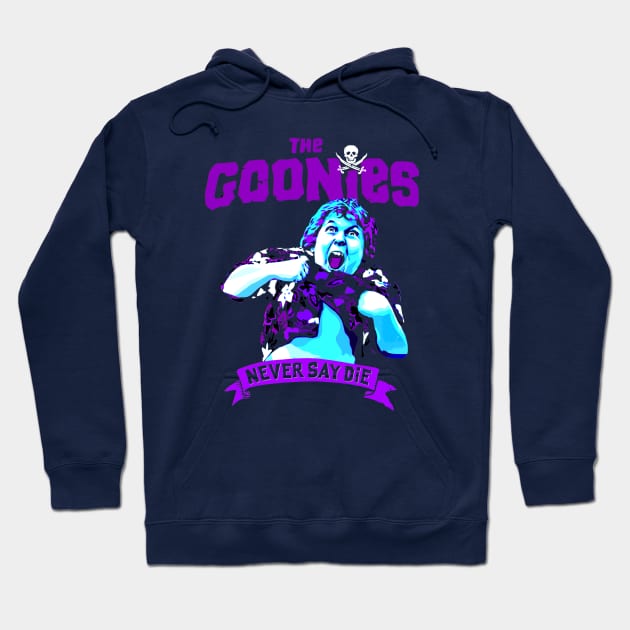 Chunk perform Truffle Shuffle and we all already know that The Goonies Never Say Die Hoodie by DaveLeonardo